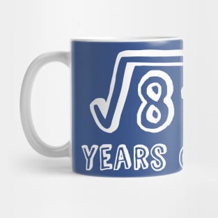 Square Root of 81 Years Old (9th birthday) Mug